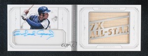 2015 Panini National Treasures Bat Stats /10 Orlando Cepeda #32 Auto HOF
