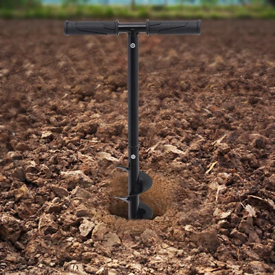 Hand Post Hole Digger T-shaped Garden Manual Earth Auger Drill Planting Trees - Image 1 of 4