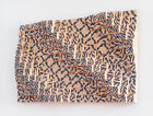 Wood Block 3D Dimensional Parametric Wall Art Sculpture - Tiger Pattern, 31.5 in