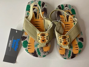 Chanclas Swiggles Jungle Lion medianas para niños pequeños 7/8 nuevas con etiquetas A24 - Imagen 1 de 12