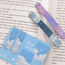 Scenery Page Clip School Book Mark Magnet Page Markers Magnetic Bookmarks