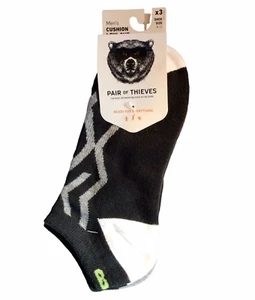 Pair Of Thieves Men Cushion Low Cut Socks Multicolor 3 Pair Shoe Size 8-12 New - Picture 1 of 7