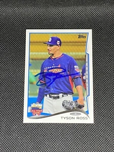Tyson Ross San Diego Padres All Star Signed Auto 2014 Topps Card #US283 ~ COA - Picture 1 of 3
