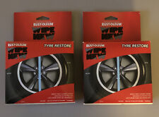 (2)New Rustoleum Wipe Tyre Restore Tire Care Detail Protect Shine Clean Beautify