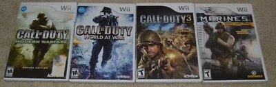Call of Duty 3 Modern Warfare World at War Marines Urban Warfare Nintendo Wii  - Image 1 of 4