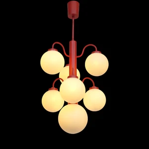 Original Space Age Kaiser Richard Essig Deckenleuchte Hängelampe Sputnik - Bild 1 von 12