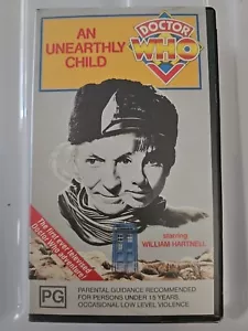 Doctor Who - An Unearthly Child - William Hartnell - BBC - VHS - Picture 1 of 3