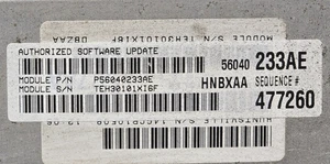 56040233AE DAKOTA ECM 2001 PCM 3.9L  ENGINE COMPUTER ECU Module - Imagen 1 de 4