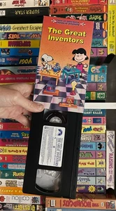 Charlie Brown VHS Tape This Is America Political 90s Rare HTF OOP Video Cartoon - Picture 1 of 7
