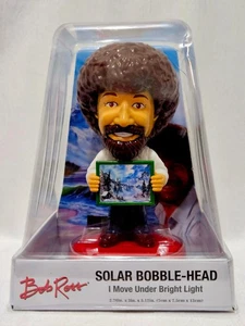 NUEVO - BOB ROSS - ARTISTA/PINTOR - CABEZA BOBBLE SOLAR - Imagen 1 de 6