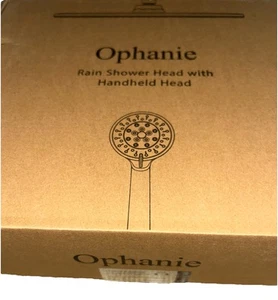 OPHANIE 12 Zoll Regenduschkopf mit Handgerät (Chrom) kostenloser Versand neu & versiegelt - Bild 1 von 5