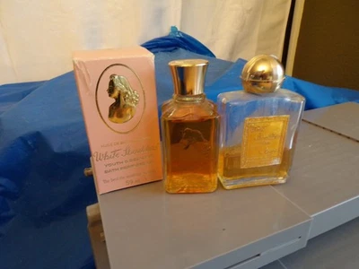 批量 2 件 白色 肩部 香水/古龙水 Evyan 瓶 带产品 — 第 1/3 张图片