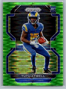 2021 Panini Prizm #350 Tutu Atwell Neon Green Pulsar - Picture 1 of 2