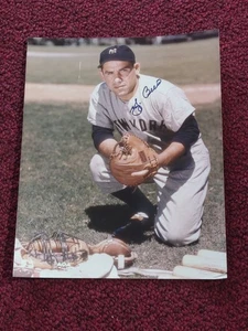 Yogi Berra Autographed 8x10 Photo New York Yankees HOF - Picture 1 of 6