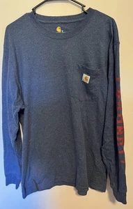 Camicia Carhartt Tascabile Uomo MEDIA Vestibilità Originale Manica Lunga Outdoor - Foto 1 di 5