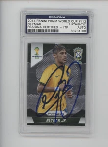 2014 Panini Prizm World Cup Neymar Jr #112 PSA AUTO AUTOGRAPH BRASIL SP RARE DNA - Picture 1 of 1