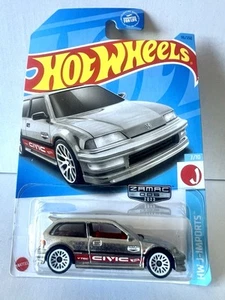 Hot Wheels 90 Honda Civic EF 2023 Zamac 006 HW J-Imports JDM - Picture 1 of 5