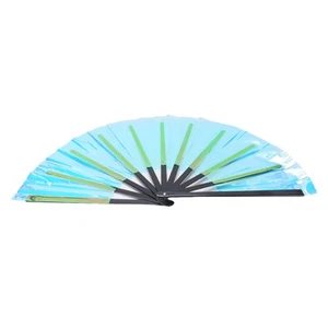 Large Folding Fan Hand Fan Chinese Kung Fu Tai Chi Dance Party Decoration - Picture 1 of 23