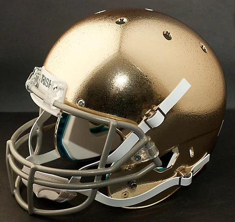 NOTRE DAME FIGHTING IRISH Schutt XP Authentic GAMEDAY Football Helmet HYDROFX Cover