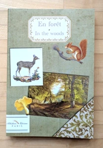Illustriertes Notizheft A5: En forêt In the woods Wald Tiere Nostalgie Tagebuch - Bild 1 von 3