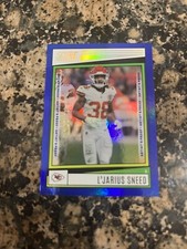 2022 Score Ljarius Sneed Blue Artist Proof #27/35 Kanas City Chiefs