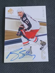 2014-15 UPPER DECK SP AUTHENTIC BRANDON DUBINSKY #136 LIMITED AUTO AUTOGRAPH - Picture 1 of 2