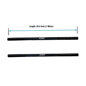 2er-Pack Subwoofer Lautsprecher Pole Metall Höhe Duty PA Tieftöner Halterung Halter Ständer - Bild 1 von 7
