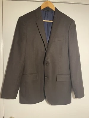 J. Crew Ludlow Suit Used Italian Wool Solid Charcoal Brown Gray 40R Pants 36x31 - Image 1 of 4