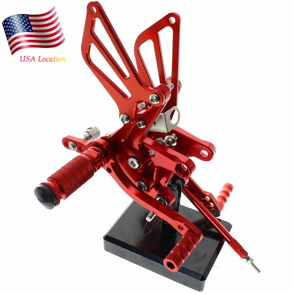 Para GSXR750/600 1996-2005 GSXR1000 reposapiés estriberas freno GP cambio CNC Foto 1 de 4