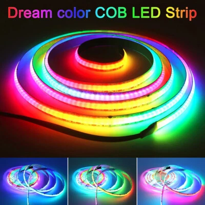 5V 12V WS2812B RGB LED Streifen Strip 1-5m Lichtleiste Individuell Adressierbar - Bild 1 von 4