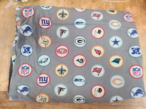 Pottery Barn Teen "NFL Logos" Twin Flat Sheet - Picture 1 of 2