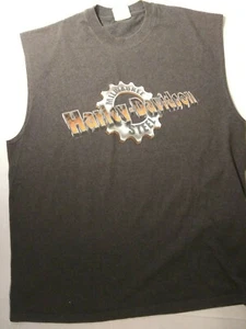 Harley Davidson Milwaukee Steel Southampton MA Men's Sleeveless Tank T Shirt XL - Picture 1 of 9