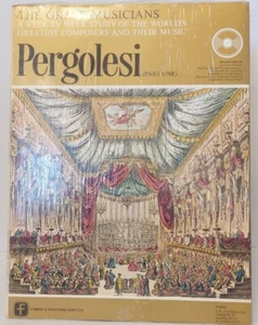The Great Musicians series: Pergolisi  Parts 1-2. LP records in books. - Bild 1 von 2