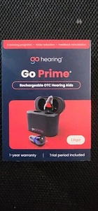 Go Hearing Go Prime Rechargeable ITC Hearing Aids - BLACK - Picture 1 of 4