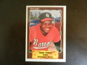 1990 '90 PROCARDS PRE-ROOKIE* CARD FRANK THOMAS of the BIRMINHAM BARONS* #1116 - Picture 1 of 2