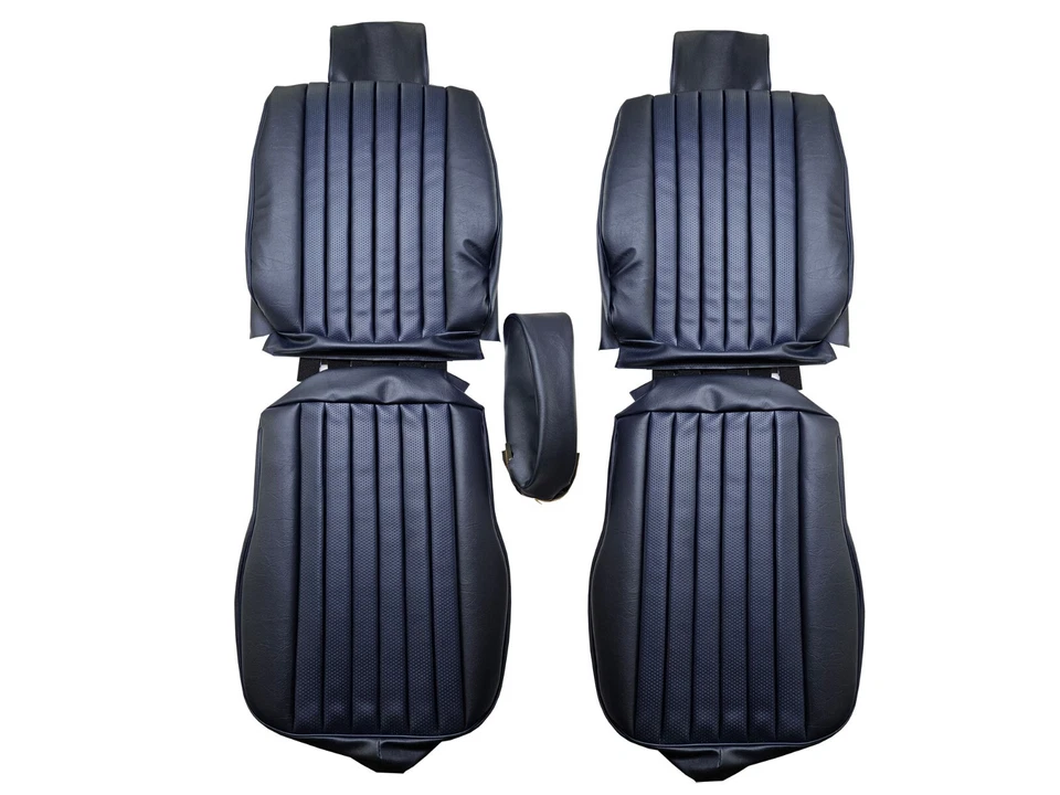 Fundas de asiento de vinilo AZUL 380SL para Mercedes-Benz R107 1980-85 Foto 1 de 3