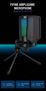 Microphone ampligame à condensateur très haute qualité vocale son claire MICRO - Zdjęcie 1 z 5