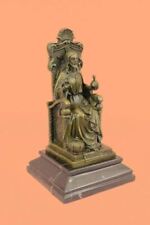 New Catholic Christian Crucifix Brass Bronze Jesus Christ Sitting Statue Figure
