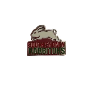 333567 SOUTH SYDNEY RABBITOHS NRL TEAM 07 HERITAGE LOGO LAPEL HAT TIE PIN BADGE - Picture 1 of 2