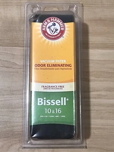 Arm And Hammer BISSELL VACUUM CLEANER FILTER 10 & 16 Odor Eliminating NIP - Picture 1 of 4