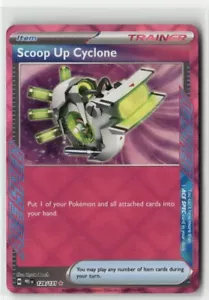 Pokémon TCG - Scoop Up Cyclone Prismatic Evolutions 128 (NM) - Picture 1 of 2