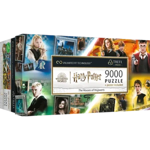 Trefl 81023 Harry Potter - Die Häuser von Hogwarts 9000 Teile Puzzle - Bild 1 von 5