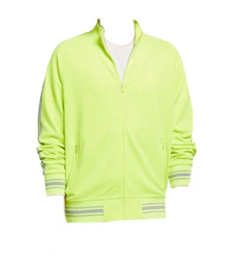 Autentica giacca al neon Ovadia Ball Zip-Up Track taglia large nuova senza etichette - Foto 1 di 10