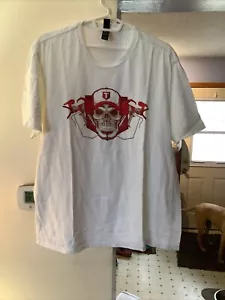 DISTRICT SHORT SLEEVE WHITE T SHIRT WITH SKULL NEVER WORN NO TAGS NEW CONDITION? - Picture 1 of 5