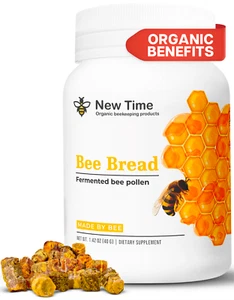 Bee Bread Pastilles Perga Pure Fermented Pollen Organic Supplement 1.42oz/40g - Picture 1 of 10