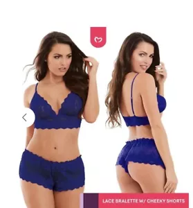 Pantaloncini in pizzo puro romantico Dreamgirl sexy donna orsacchiotto e sfacciati XL - Foto 1 di 10