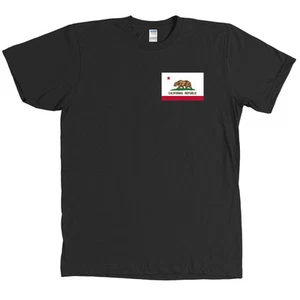 Camiseta con bandera del estado de California pecho Cali Republic CA NUEVA CON ETIQUETAS - MUCHOS COLORES - Imagen 1 de 20