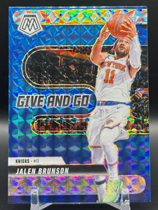 2024-25 Mosaic Jalen Brunson Give and Go Silver Prizm #11 Knicks - Bild 1 von 2