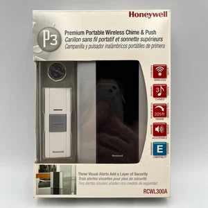 Honeywell Premium Portable Wireless Chime & Push RCWL300A New Open Box - Picture 1 of 15