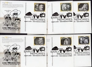 2009 EARLY TV MEMORIES Postal Cards (UX567-UX586) TWENTY Artcraft FDCs TB942 - Picture 1 of 3